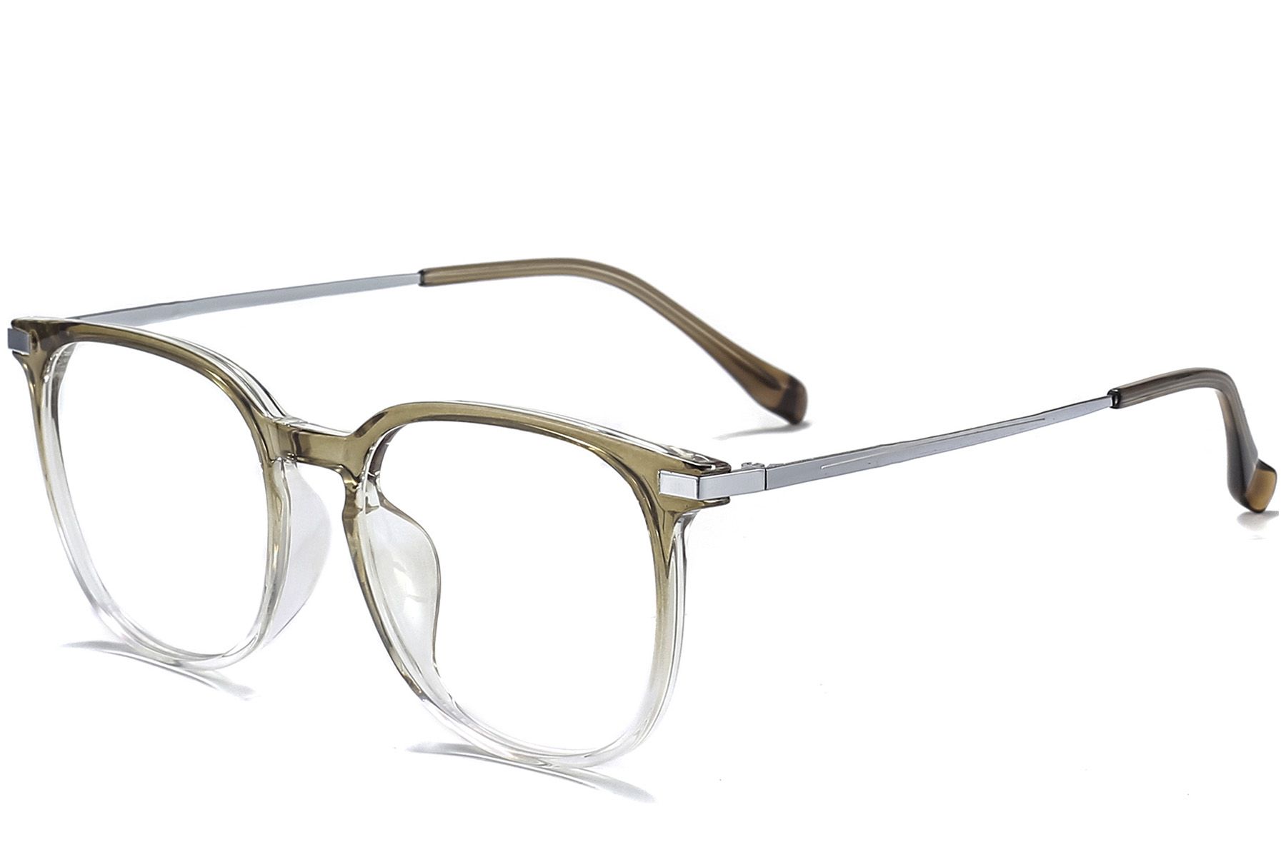 Oval Green Titanium Glasses #BS0218-0360