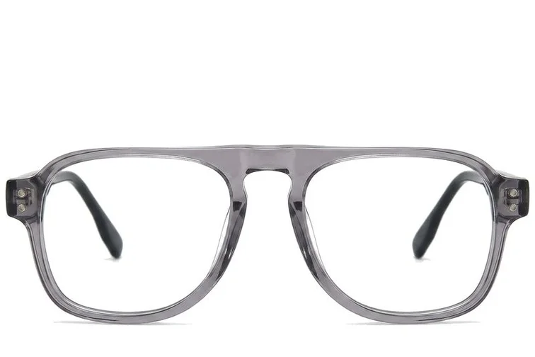 Aviator Grey Acetate Glasses #BS0218-0367