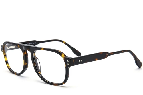 Aviator Tortoiseshell Acetate Glasses #BS0218-0369