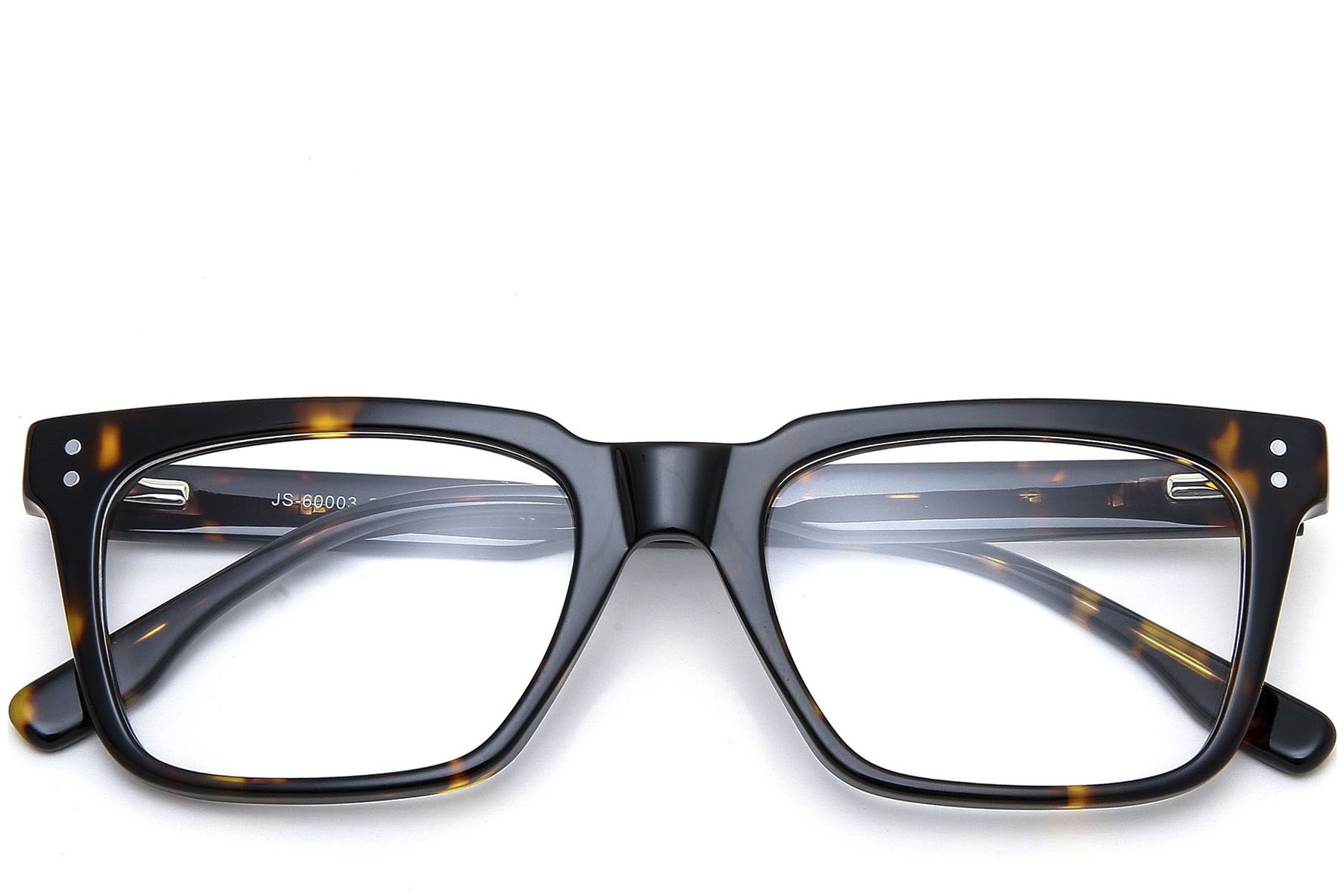 Rechteckige Acetatgläser in Schildpattoptik #BS0218-0373