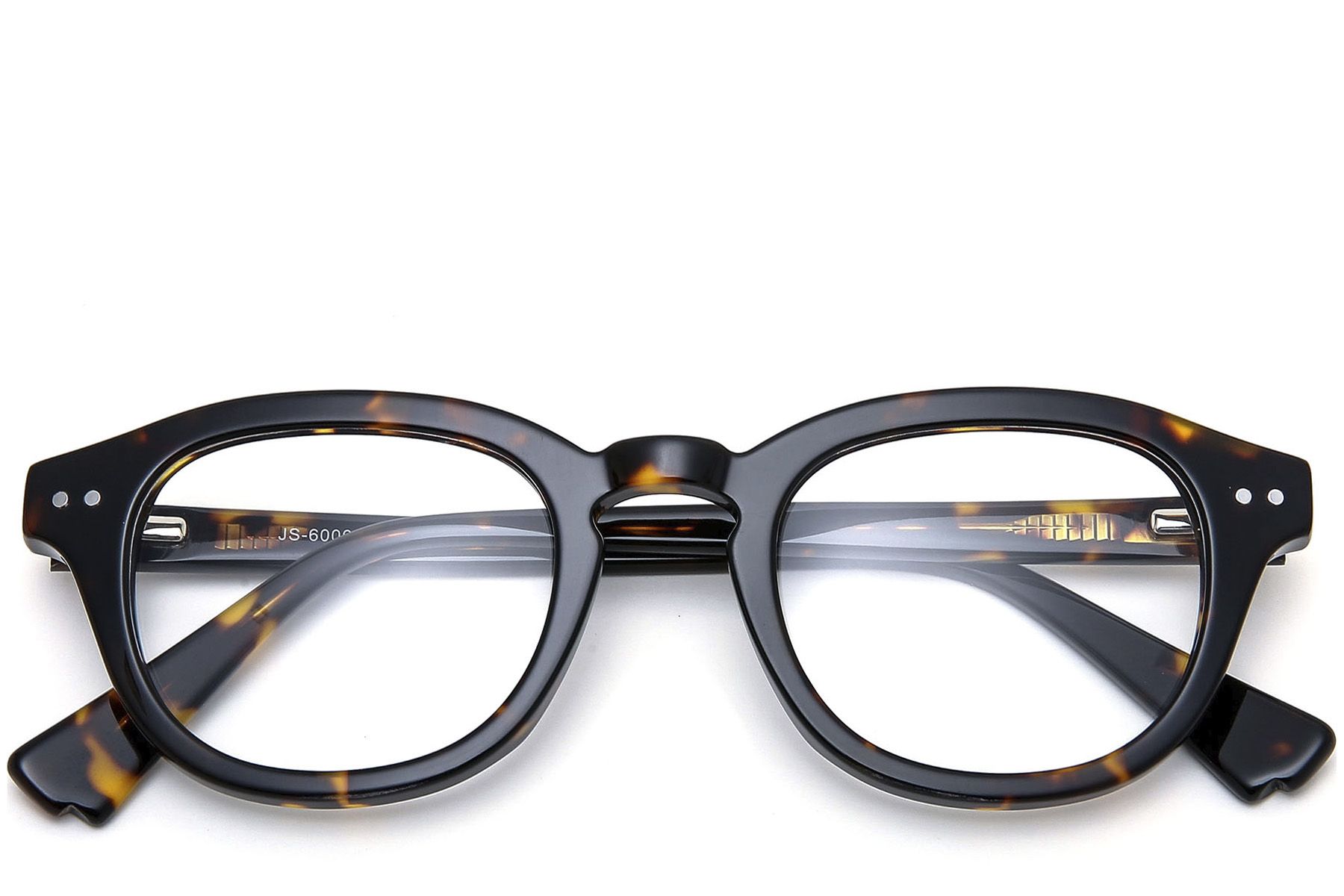 Oval Tortoiseshell Acetate Glasses #BS0218-0385