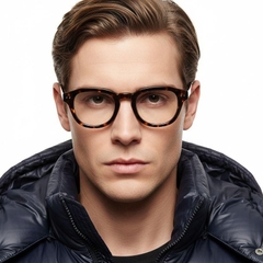 Oval Tortoiseshell Acetate Glasses #BS0218-0385