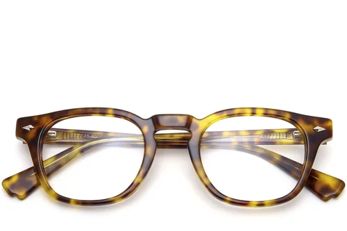 Lunettes ovales en acétate écaille de tortue #BS0218-0389
