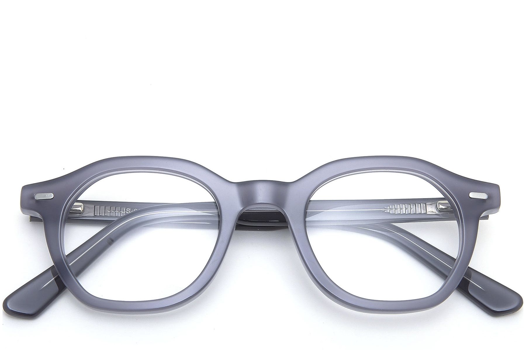 Oval Grey Acetate Glasses #BS0218-0395