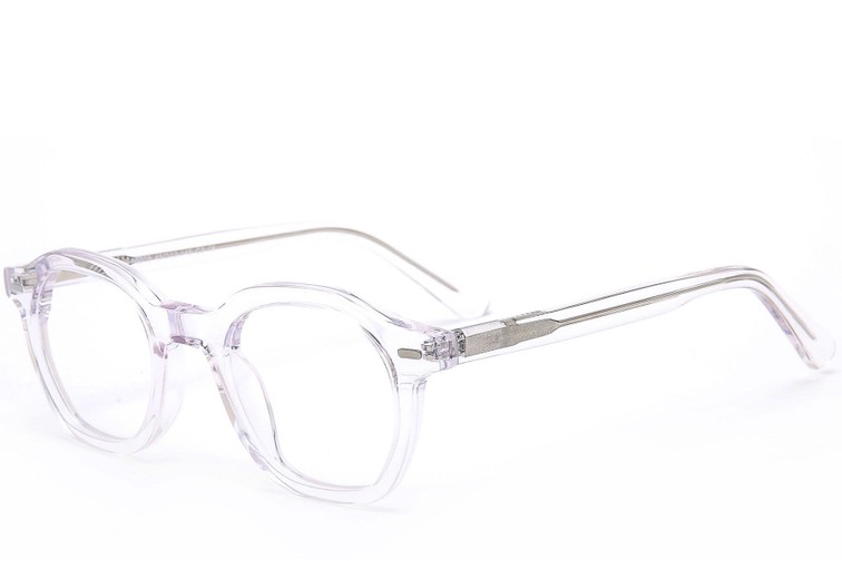 Ovale, transparente Acetatgläser #BS0218-0396