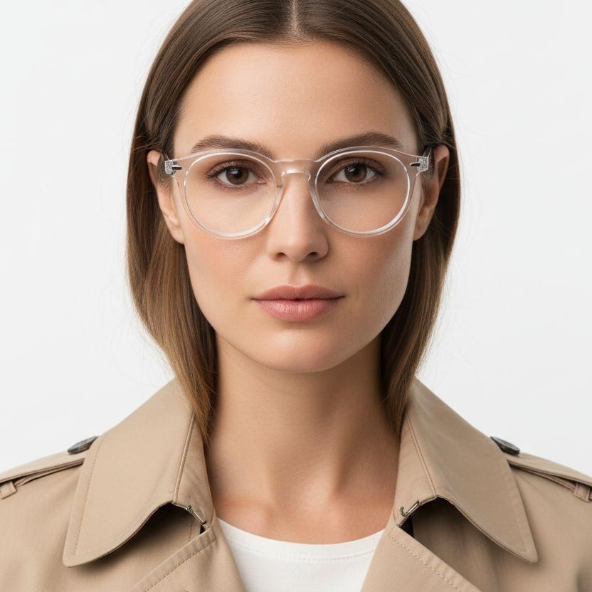 Bicchieri rotondi in acetato trasparente #BS0218-0399