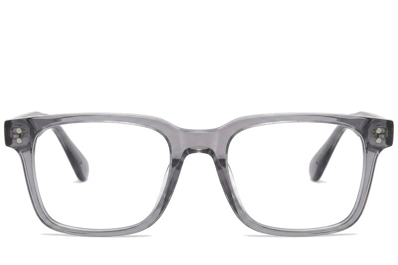 Bicchieri rettangolari in acetato grigio #BS0218-0421