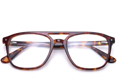 Aviator Tortoiseshell Acetate Glasses #BS0218-0427