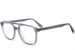 Occhiali da aviatore in acetato grigio #BS0218-0428