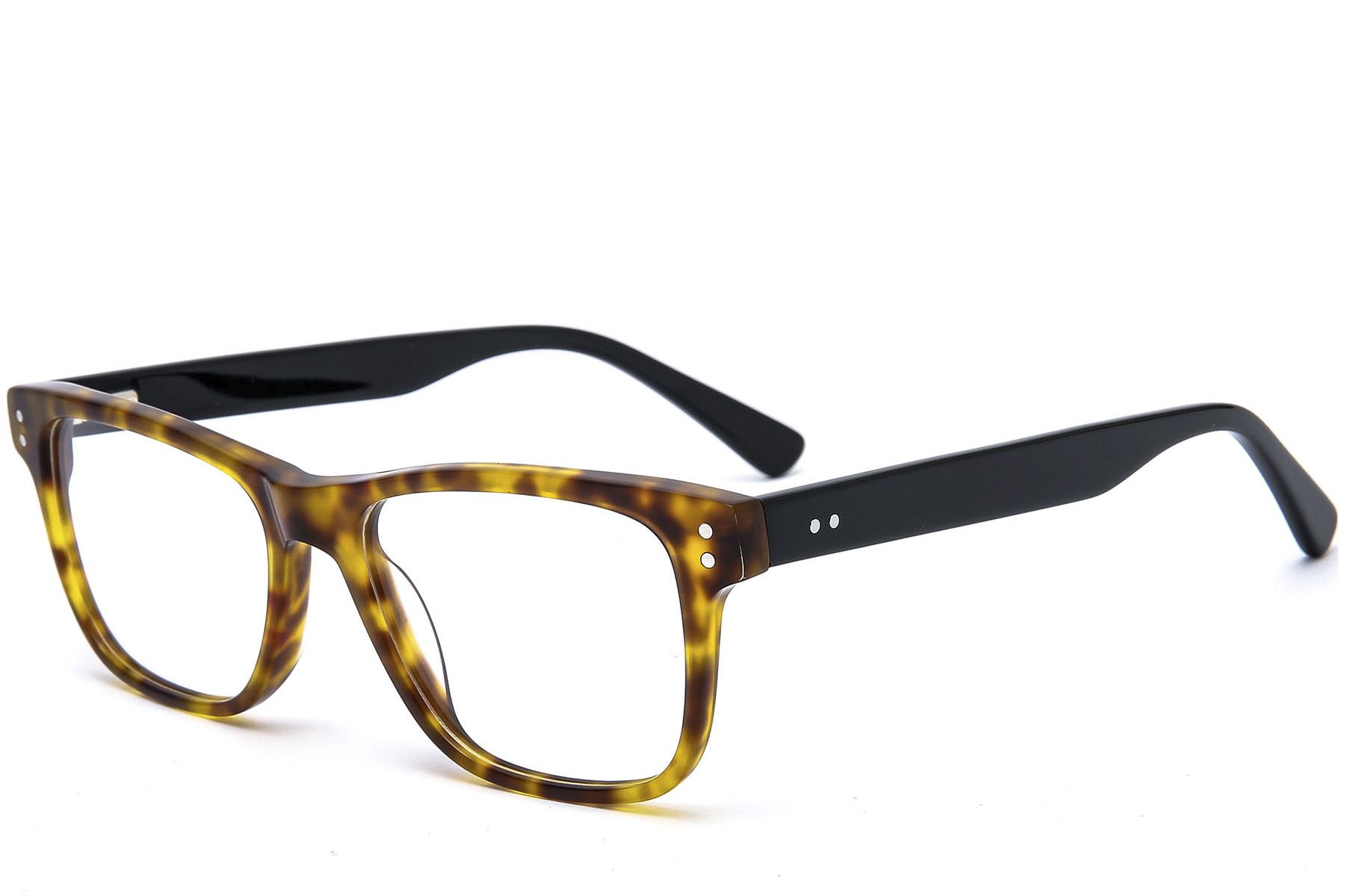 Gafas rectangulares de acetato de carey #BS0218-0432