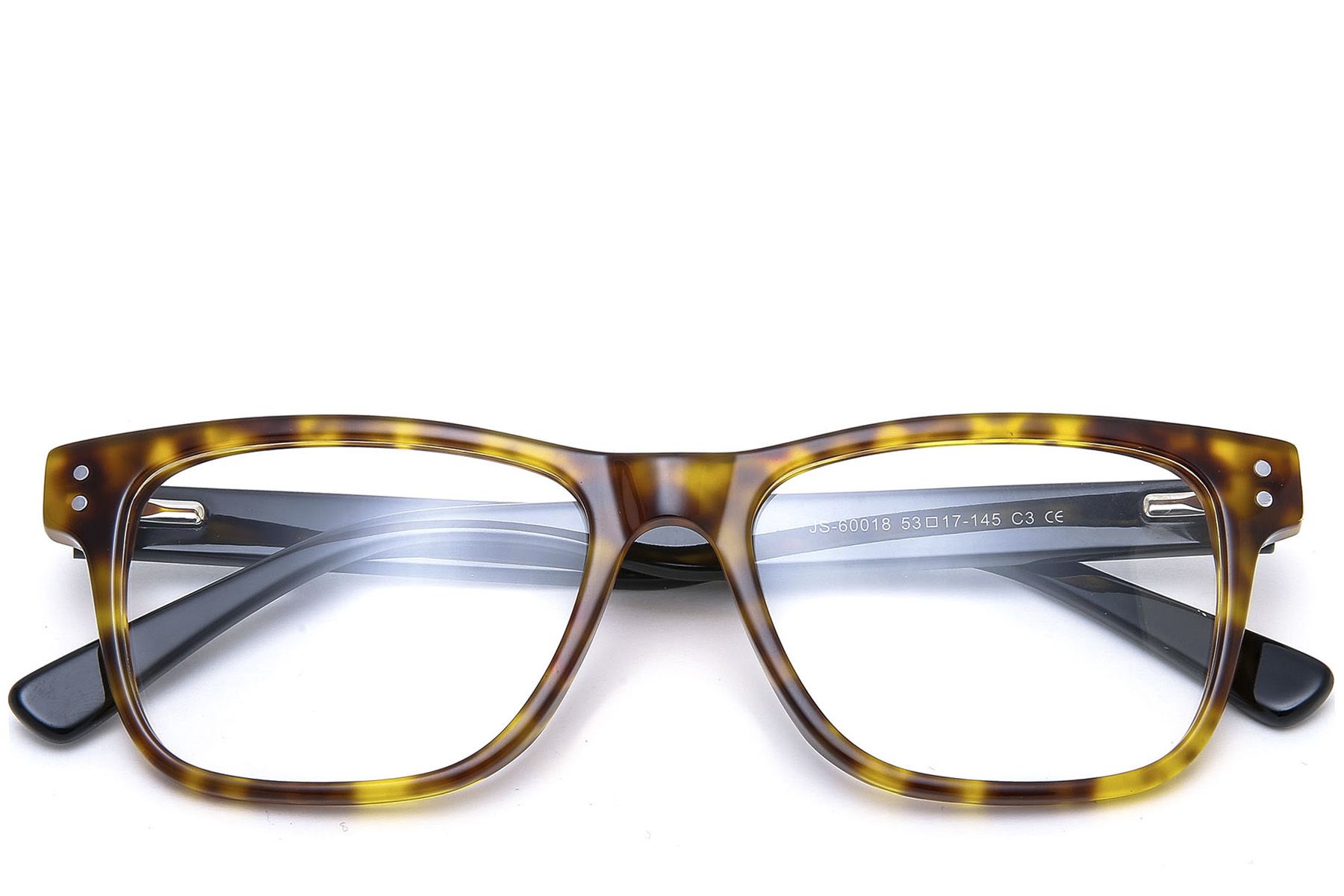 Gafas rectangulares de acetato de carey #BS0218-0432