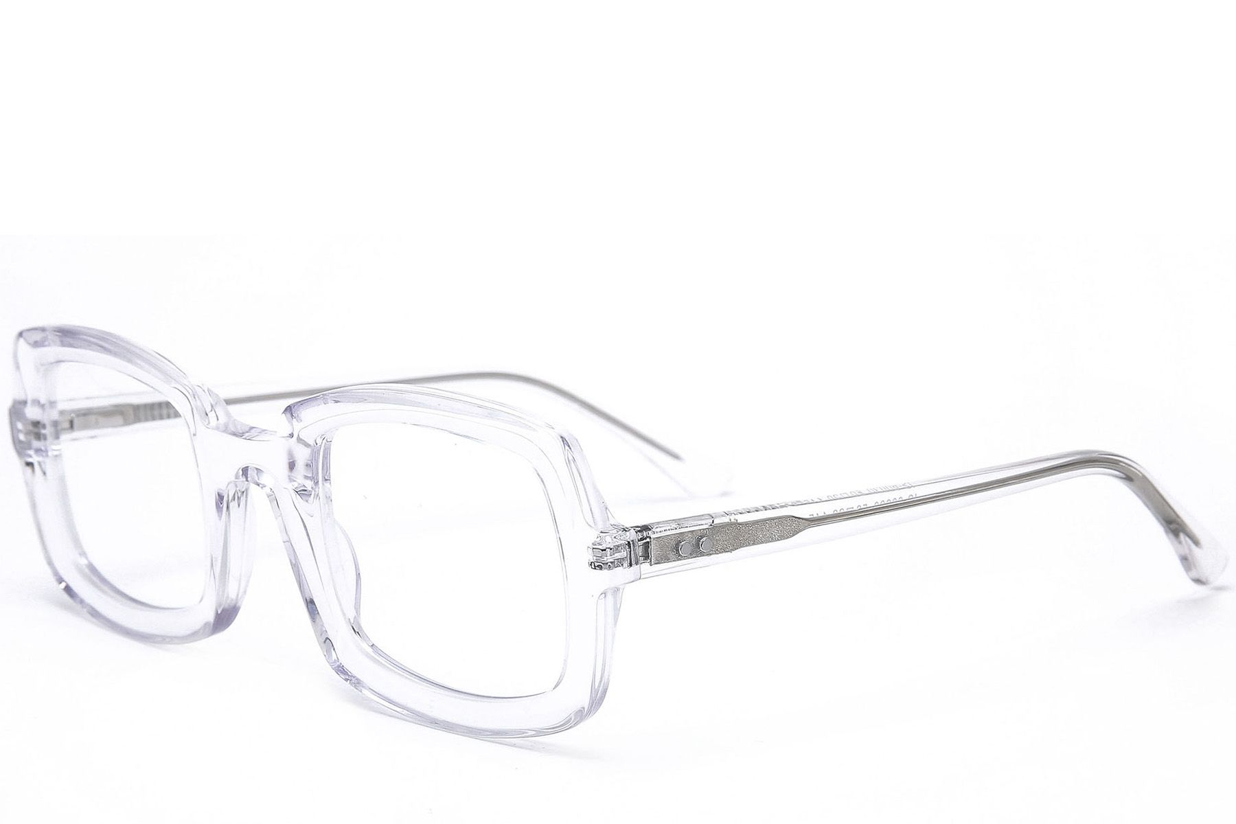 Gafas rectangulares de acetato transparente #BS0218-0440