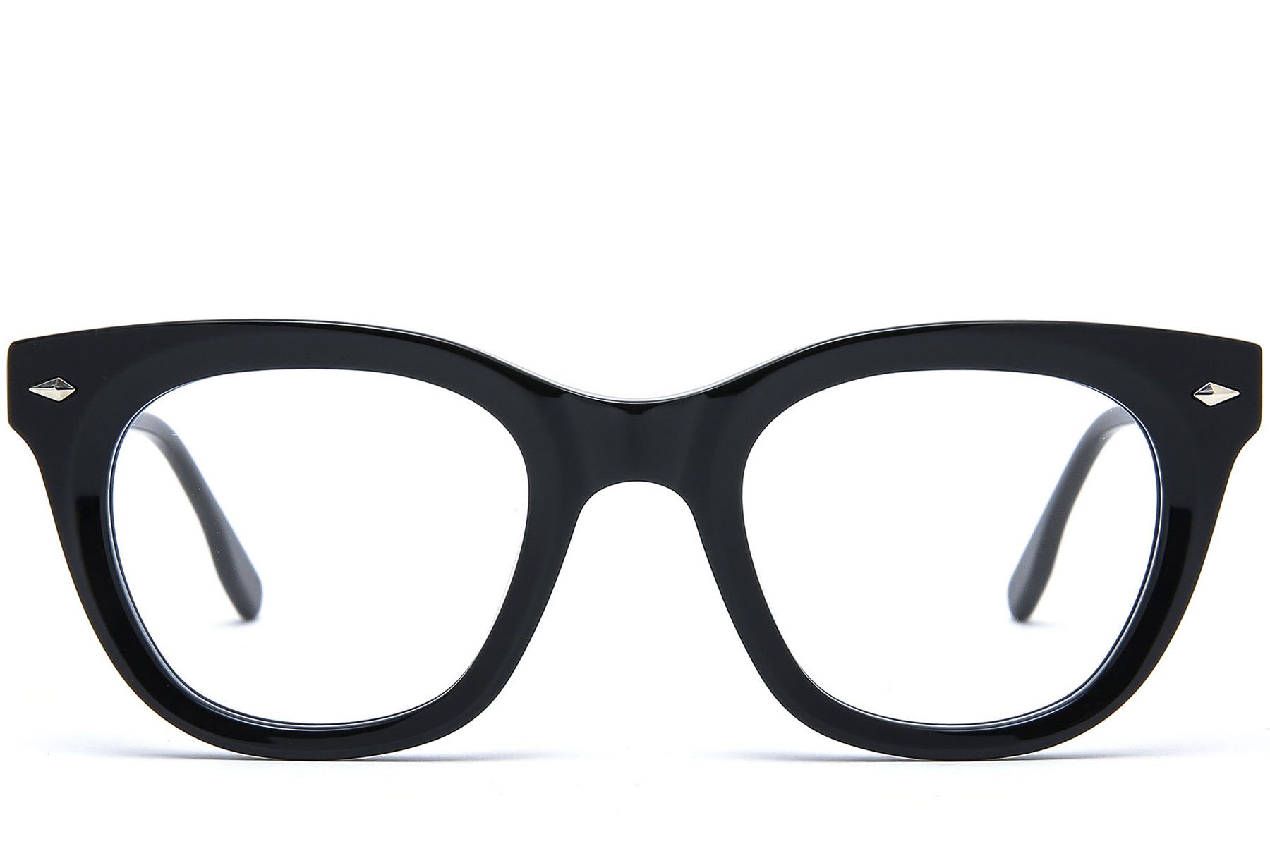 Gafas de acetato negras con forma de mariposa #BS0218-0444