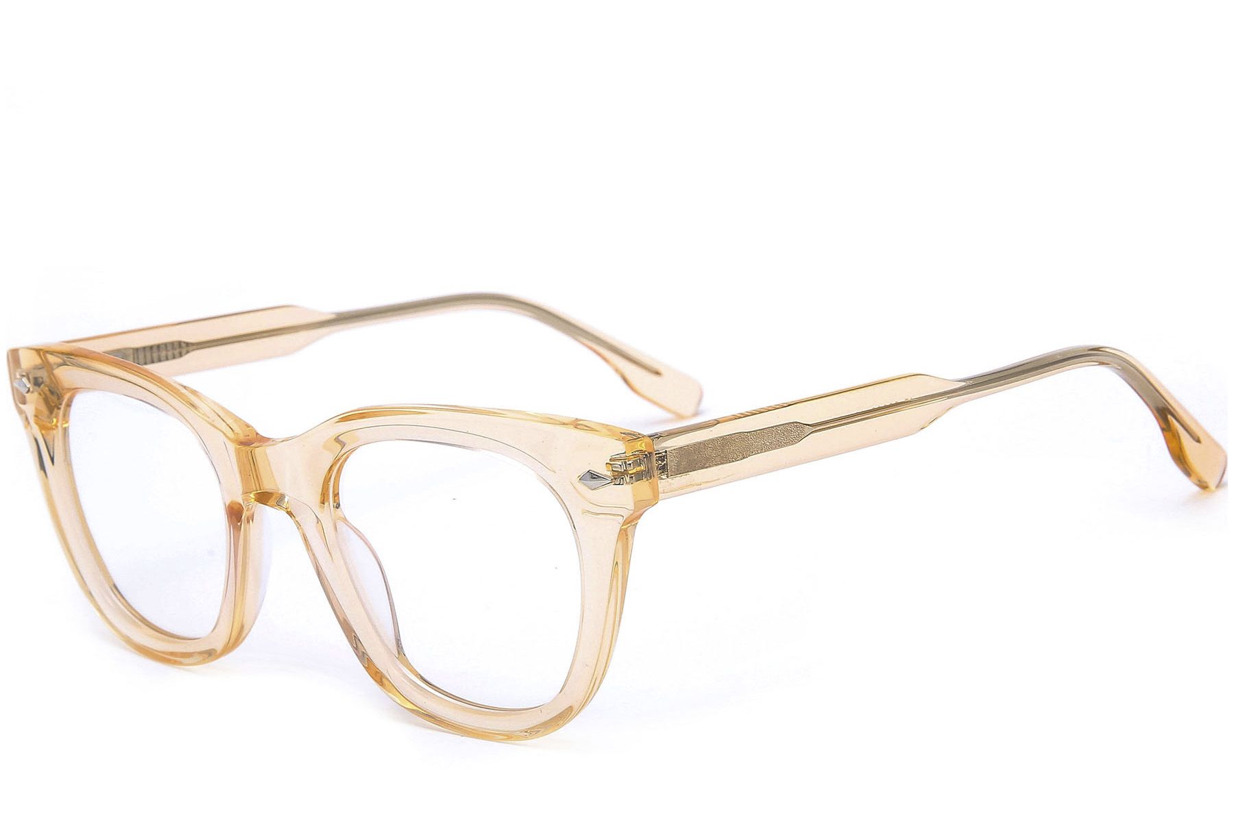 Gafas de acetato amarillas mariposa #BS0218-0445