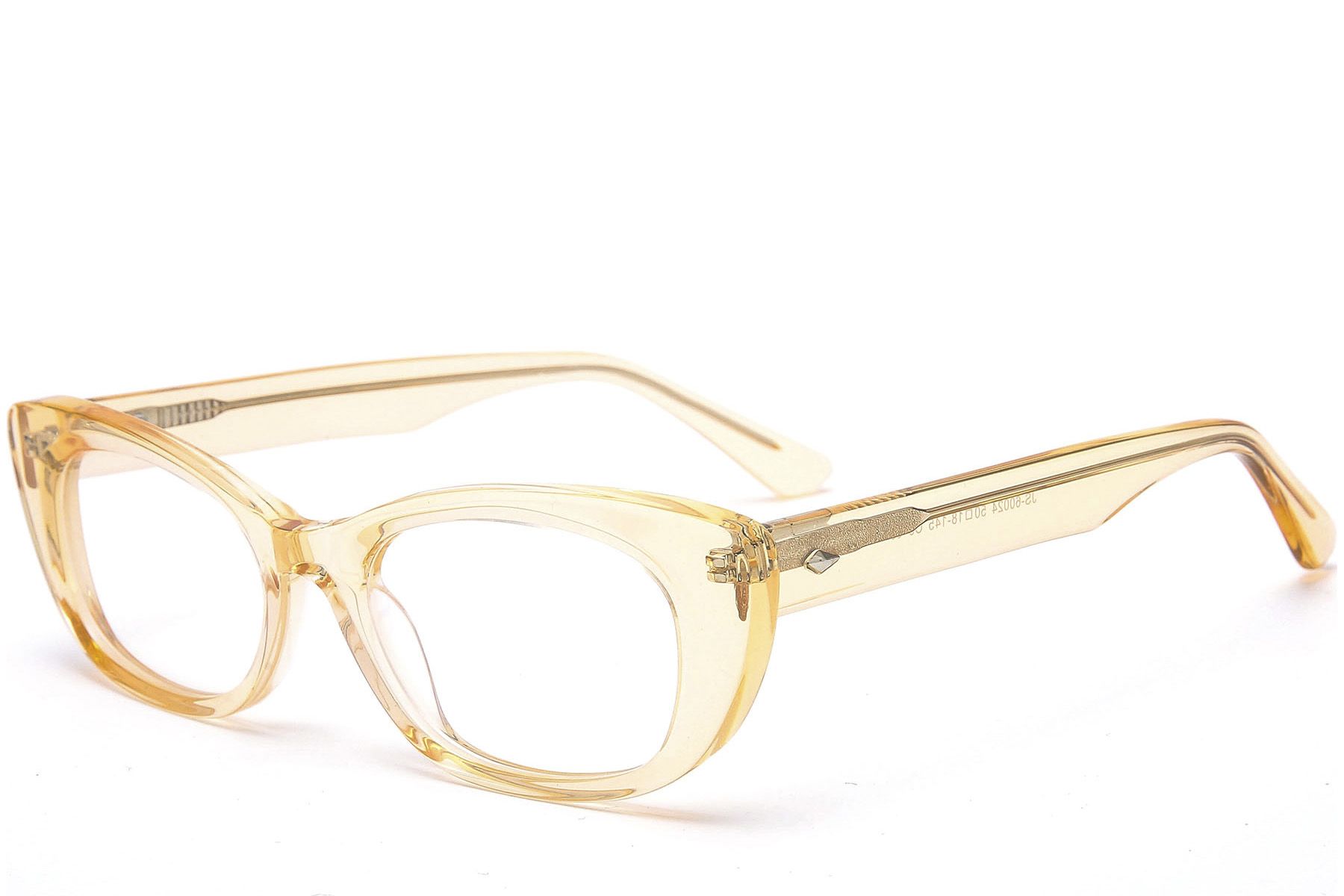 Gafas de acetato amarillas mariposa #BS0218-0452