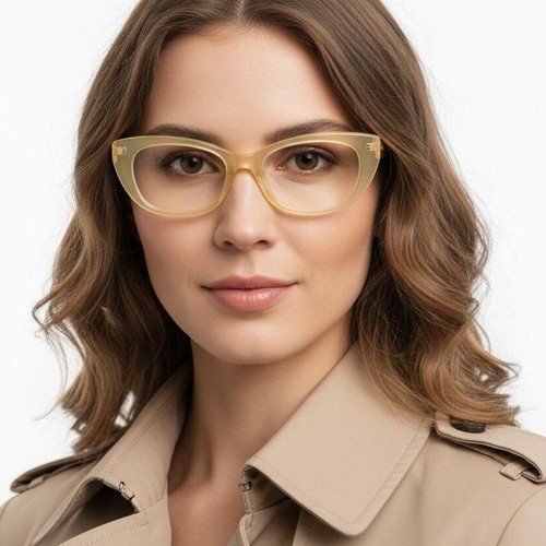 Butterfly Yellow Acetate Glasses #BS0218-0452