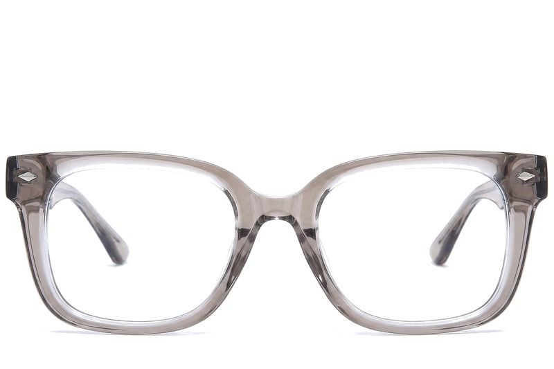 Bicchieri rettangolari in acetato marrone #BS0218-0454