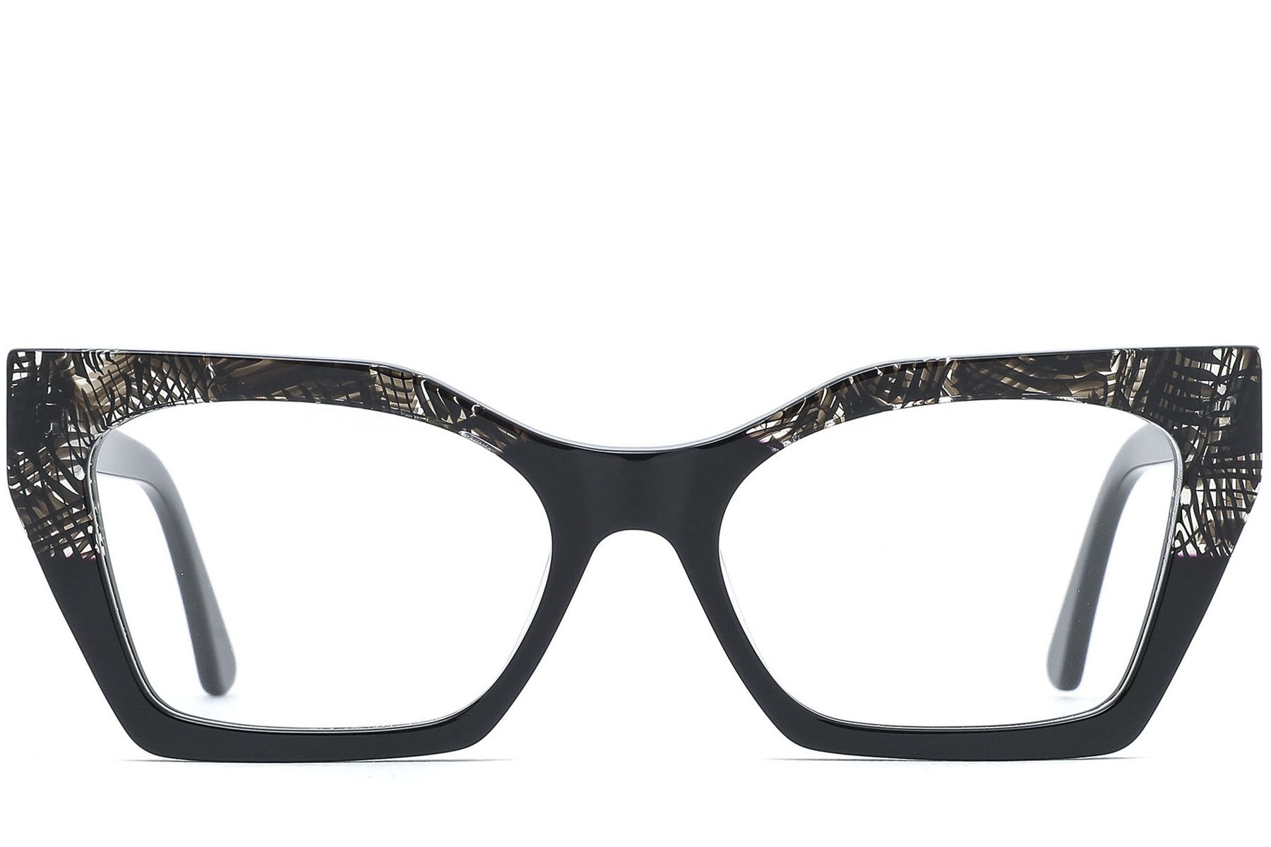Butterfly Black Acetate Glasses #BS0218-0460