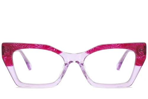 Lunettes en acétate violet papillon #BS0218-0462