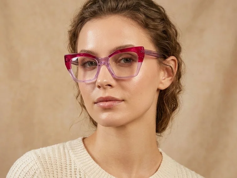 Butterfly Purple Acetate Glasses #BS0218-0462