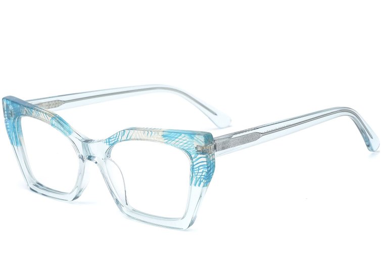 Butterfly Blue Acetate Glasses #BS0218-0463