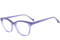 Gafas ovaladas de acetato morado #BS0218-0466