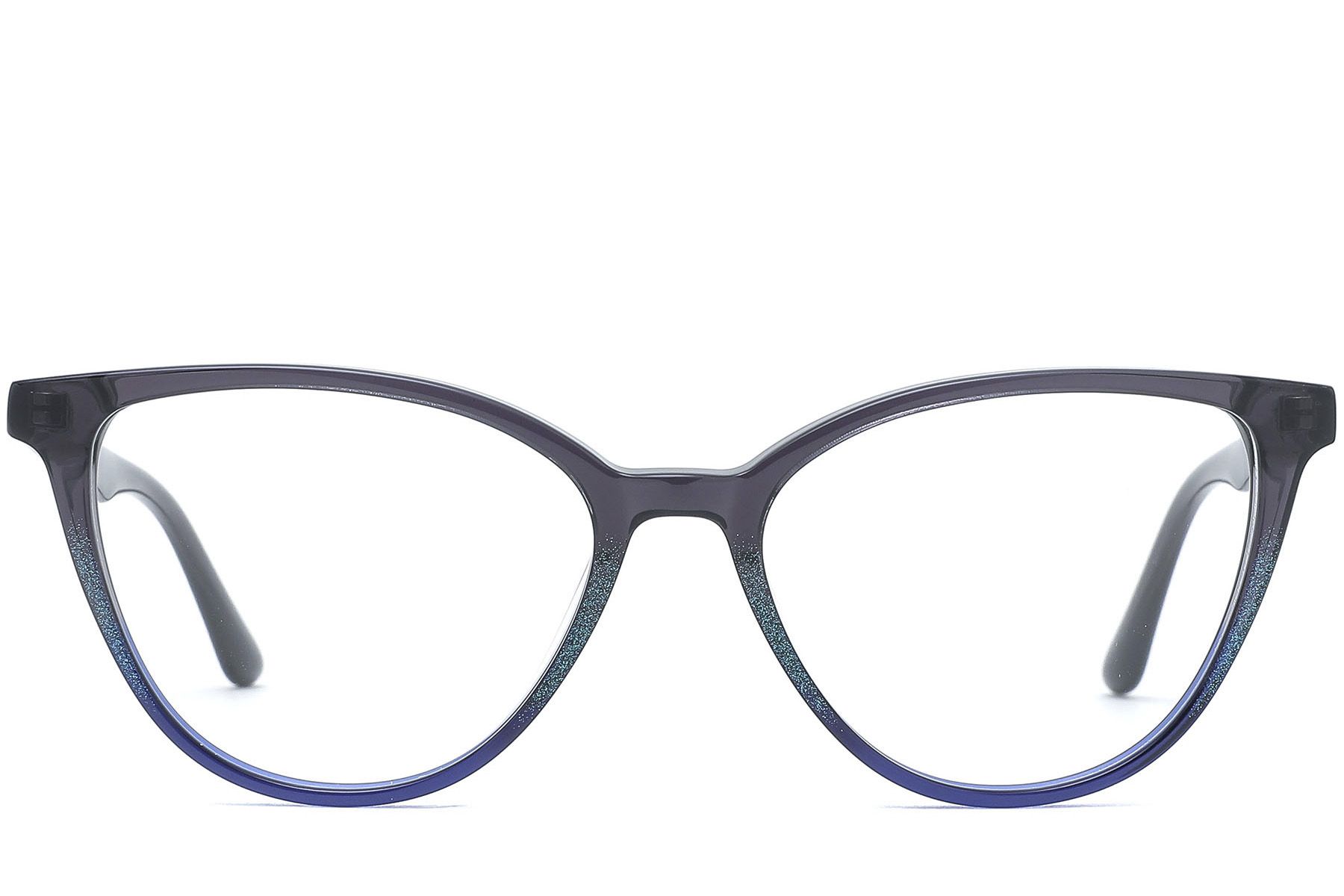 Gafas de acetato gris mariposa #BS0218-0476