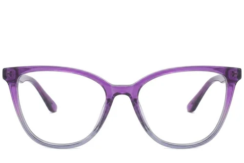 Lunettes papillon en acétate violet #BS0218-0478