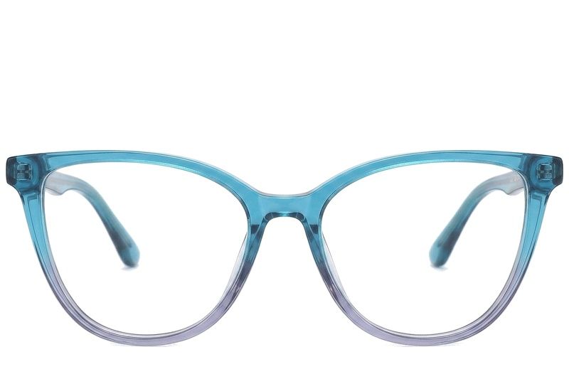 Occhiali in acetato blu farfalla #BS0218-0479
