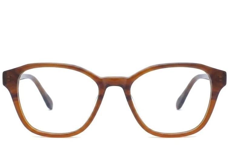 Bicchieri ovali in acetato marrone #BS0218-0483