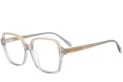 Rechthoekig grijs acetaatglas #BS0218-0486