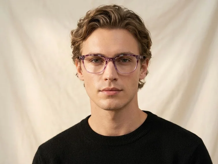 Butterfly Purple Acetate Glasses #BS0218-0491