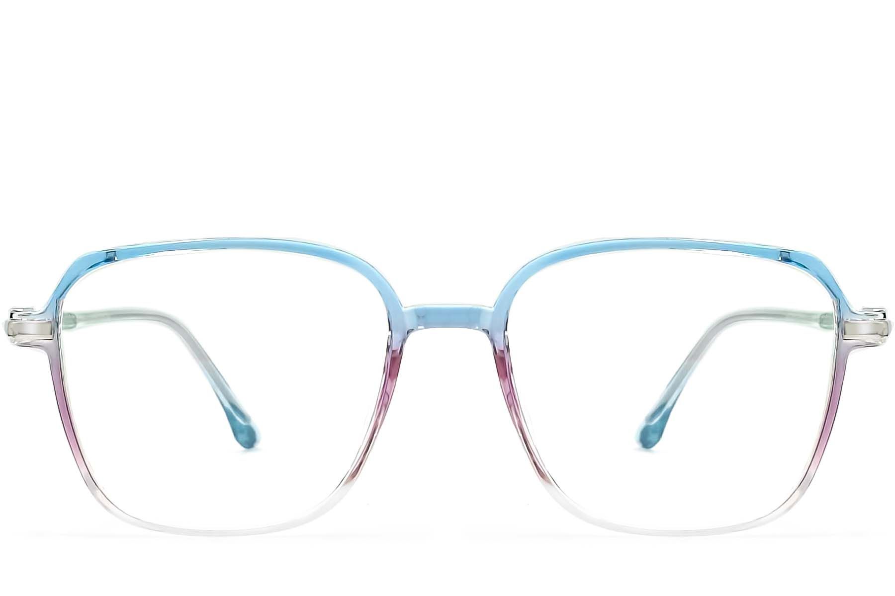 Rectangular Blue TR90 Glasses #BS0406-0016