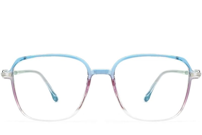 Rectangular Blue TR90 Glasses #BS0406-0016