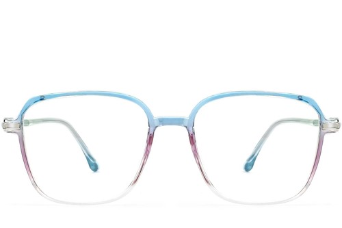 Rectangular Blue TR90 Glasses #BS0406-0016
