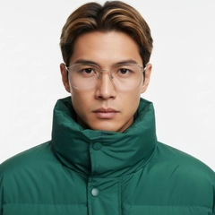 Rectangular Silver TR90 Glasses #BS0406-0021