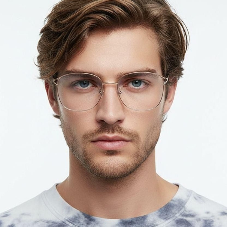 Rectangular Pink TR90 Glasses #BS0406-0022