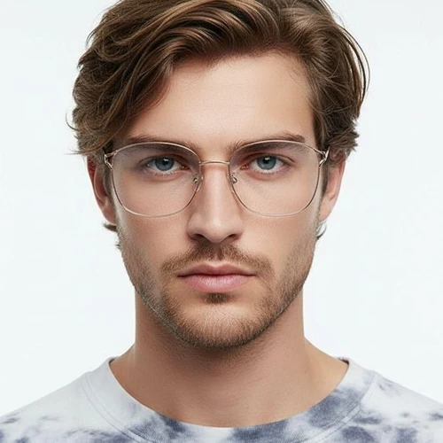 Gafas rectangulares TR90 rosas #BS0406-0022