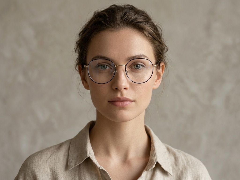 Geometric Black Metal Glasses #BS0406-0030
