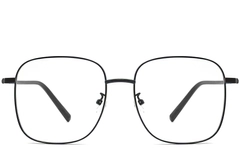 Rectangular Black Metal Glasses #BS0406-0032