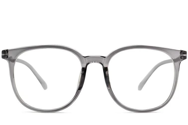 Lunettes ovales grises TR90 #BS0406-0041