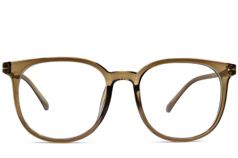 Lunettes ovales vertes TR90 #BS0406-0042