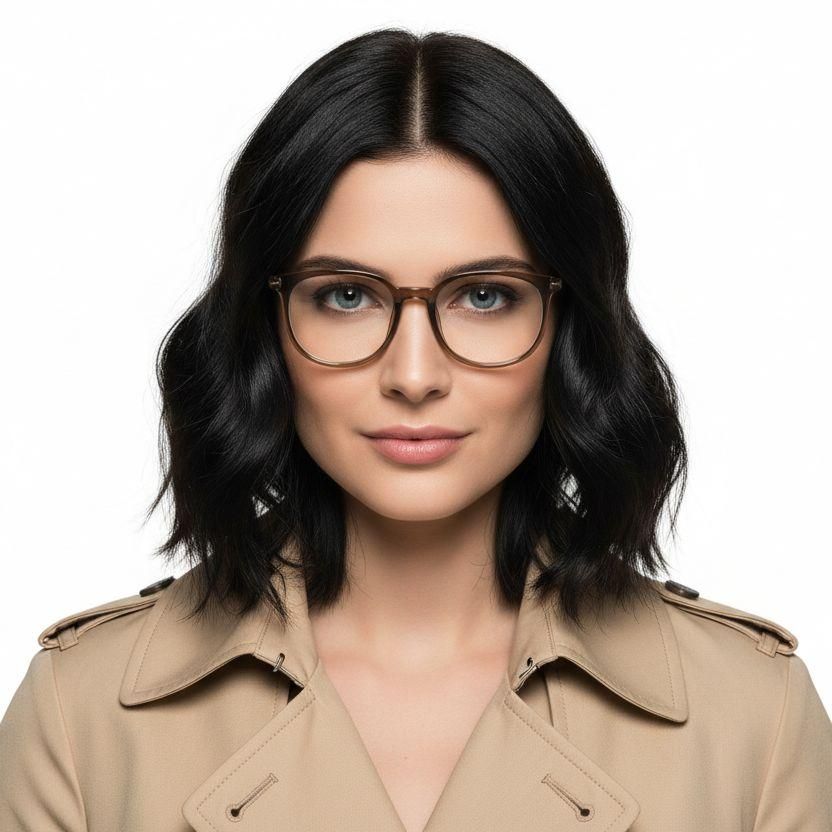 Oval Green TR90 Glasses #BS0406-0042