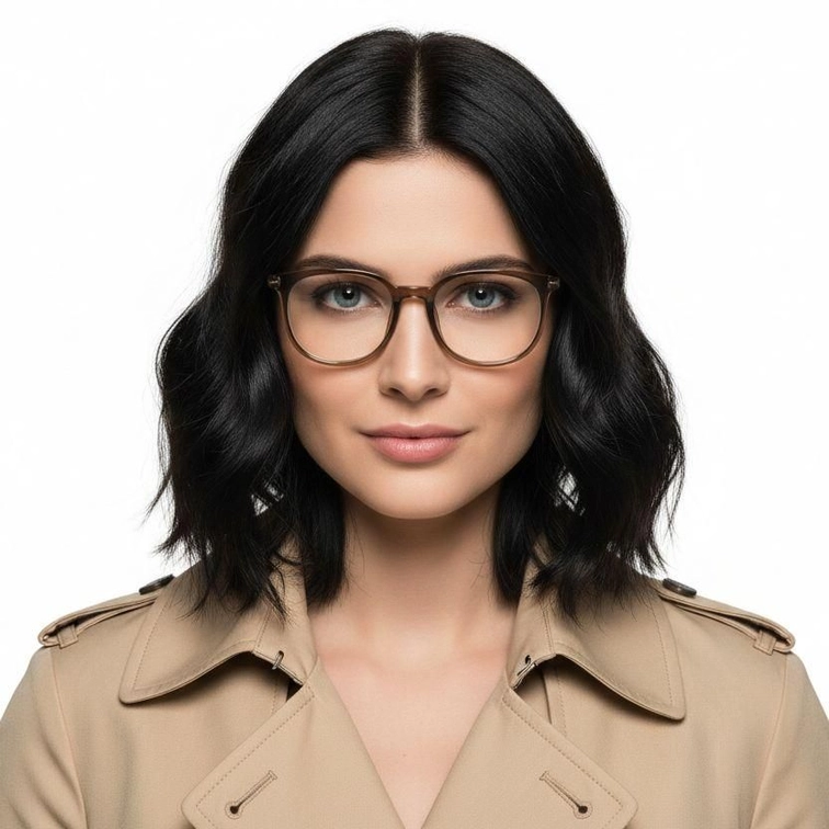 Oval Green TR90 Glasses #BS0406-0042