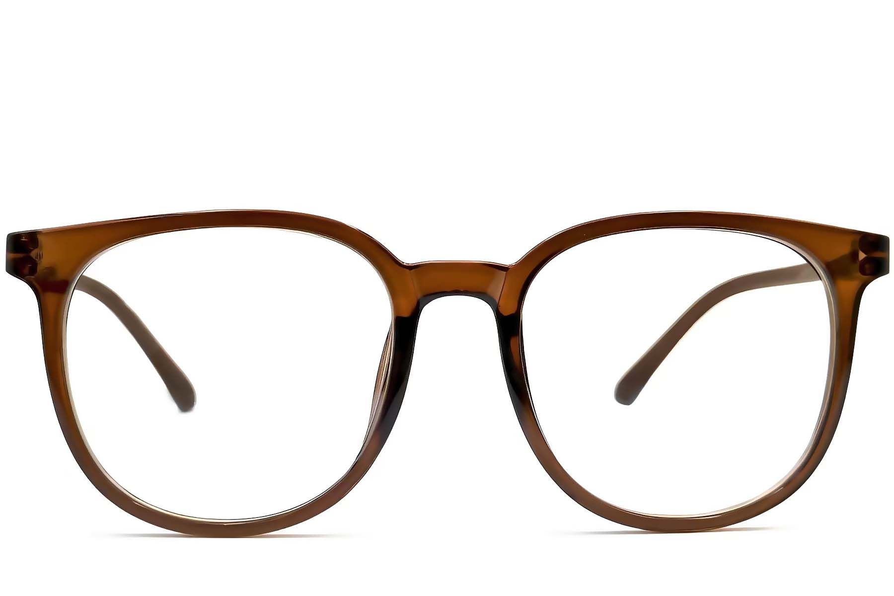 Gafas ovaladas TR90 marrones #BS0406-0043