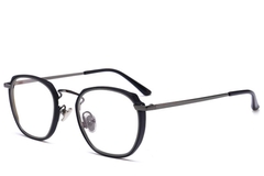 Rectangular Black Metal Glasses #BS0406-0048