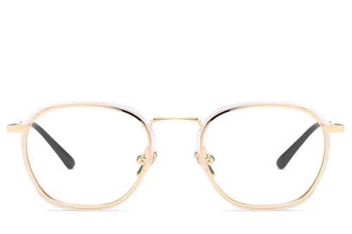 Verres rectangulaires en métal doré #BS0406-0050