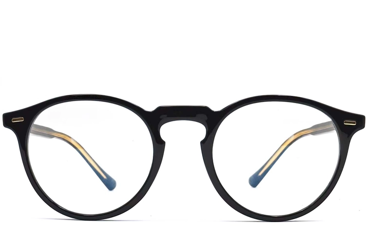 Oval Black TR90 Glasses #BS0406-0054