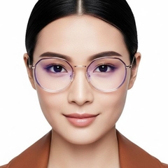 Geometric Purple Metal Glasses #BS0406-0057