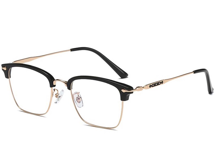 Gafas de titanio dorado semi al aire #BS0406-0068
